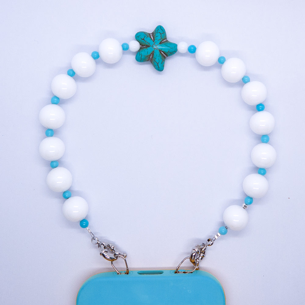 Phone Bracelet 194: Blue Sea Star