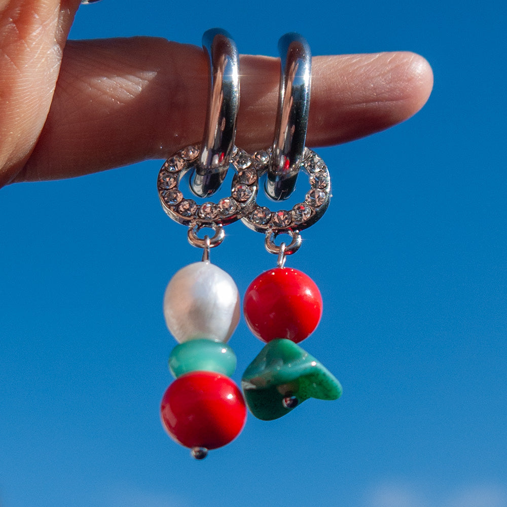 Pendant Earrings 215: Viburnum