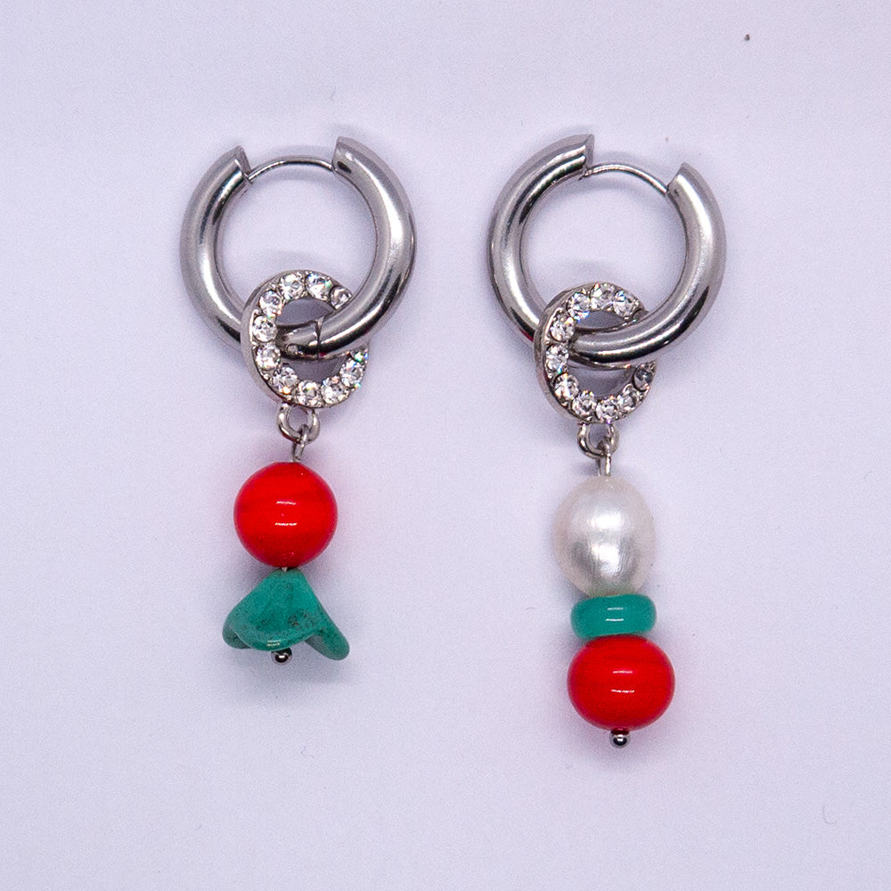 Pendant Earrings 215: Viburnum