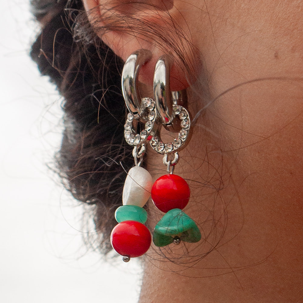 Pendant Earrings 215: Viburnum